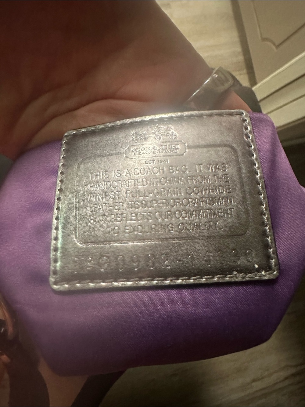 Vintage Coach Madison Maggie Satchel Black Pebbled Leather - Picture 5 of 5